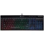 Клавиатура Corsair K55 RGB Gaming Rubber Dome Black (CH-9206015-RU): Тип клавиатуры игровая