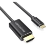 Кабель RavPower Cable USB-C to HDMI 1.8m Black (RP-CB006): Тип USB-C - HDMI M