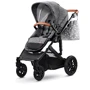 Універсальна коляска 2 в 1 Kinderkraft Prime Gray + MommyBag (KKWPRIMGRMB200): Ширина шасі 59 см