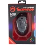 Мишка Marvo M355 7colors-LED USB Black (M355): Максимальна роздільна здатність сенсора, dpi 6400
