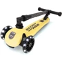 Самокат Scoot&Ride серии Highwaykick-3 со светящимися колесами лимон, 3-6 лет/50кг (SR-96358): Количество колес 3