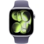 Apple Watch Series 11 GPS 42mm Silver Aluminium Case with Purple Fog Sport Band - M/L (MEU74)