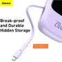 Внешний аккумулятор Baseus Power Bank 20000mAh Qpow Display Quick Charging 20W Purple (PPQD-H05)