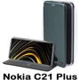 Чехол для телефонов BeCover Book Exclusive Dark Green for Nokia C21 Plus (707919): Цвет зеленый