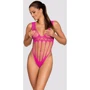 Соблазнительное боди Obsessive B121 raspberry S/M/L