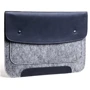 Gmakin Cover Envelope Two Buttons Blue/Ligtht Grey (GM59-12) for MacBook 12"