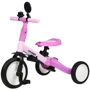 Велосипед-біговел Tri-cycle 5in1 Cruiser Versa, рожевий: Гальма Ножной