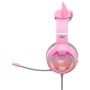 Наушники Havit HV-H2233d Cat Pink: Дополнительно С ушками, Подсветка корпуса