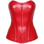 Корсет Noir Handmade F355 Red powerwetlook corset - S