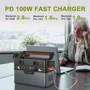 Зарядная станция Allpowers S700 606Wh 164000mAh 700W Portable Power Station ﻿: Количество USB 4
