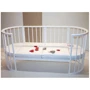 Кровать детская Twins Cozy овальная 160х60 9800-TC-160-01, белая