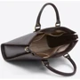 Женская сумка тоут The Wings Fancy A4 коричневая (TW-Fency-A4-brown): Фактура Матовая, Гладкая