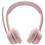 Наушники Logitech Zone 300 Rose (981-001412): Тип конструкции накладные