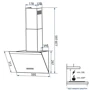 Витяжка Minola HDN 6222 BL/INOX 700 LED фото 10