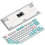 Клавиатура FL Esports FL750 SAM Marshmallow Kailh MX Cool Mint wireless Three-Mode: Интерфейс подключения Bluetooth