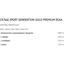 Аминокислота для спорта Sport Generation Gold Premium Instant BCAA 2:1:1 400 g / 66 servings / pineapple-mango: Вкус Манго, Ананас