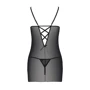 Эротический комплект Passion LOVELIA CHEMISE black XXL/XXXL