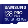 Карта пам'яті Samsung 128 GB microSDXC Pro Plus UHS-I U3 V30 A2 Class 10 + SD-adapter (MB-MD128SA)
