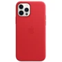 Чохол для iPhone Apple Leather Case with MagSafe (PRODUCT) Red (MHKJ3) for iPhone 12 Pro Max: Матеріали шкіра