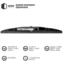 Монитор QUBE Overlord G27Q180: Разъемы USB Type-C, USB, Выход на наушники, HDMI, DisplayPort