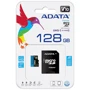 Карта пам'яті ADATA 128GB microSDXC Class 10 UHS-I A1 Premier  + adapter (AUSDX128GUICL10A1-RA1): Обсяг 128 ГБ