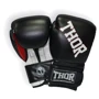 Перчатки боксерские THOR RING STAR 16oz /Кожа /черно-бело-красные