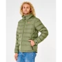 Куртка Rip Curl Anti Series Elite Puff HD CJKDB9-9389 52 оливковая зимняя с капюшоном: Вид Куртки