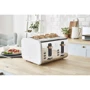 Тостер Swan ST14620WHTN Nordic White: Съемный поддон для сбора крошек есть
