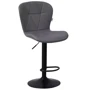 Барный стул AMF Vensan PU Gray / Black (547642) фото 4