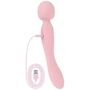 Вібромасажер Good Vibes Only - SIMI Double-Sided Wand Vibrator Soft Silicone - Pink