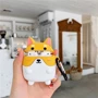 Чехол для наушников TPU Case Dogs Corgi Orange for Apple AirPods: Особенности С карабином