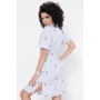 Сукня FashionUp PL-1767C-42 42 блакитне повсякденне до середини стегна: Склад бавовна