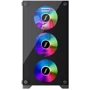 Корпус 1stPlayer X2-M-4F2(AP) Black: Форм-фактор материнской платы MicroATX/Mini-ITX