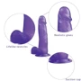 Фаллоимитатор LoveToy Jelly Studs Large Purple