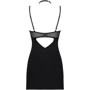 Сорочка Obsessive Selinne chemise & thong XS/S Black
