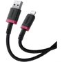 Кабель Baseus USB Cable to Lightning Dura Series 2.4A 1m Black/Red (P10377801U01-01): Тип USB Cable - Lightning