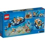 Конструктор LEGO City Лодка для дайвинга Explorer (60377): Количество деталей, шт. 182