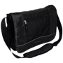 Мужская сумка почтальонка Onepolar черная (W308-black): Фактура Тканая, Матовая