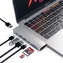 Адаптер Satechi Adapter USB-C to Dual USB-C+2xUSB3.0+micro SD+SD+HDMI Silver (ST-CMBPS): Інтерфейс підключення USB-C
