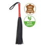 Флоггер из комбинированной кожи Flirty COMBO Leather - Black & Red, BM-00031