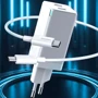 Зарядний пристрій Baseus USB-C Wall Charger GaN2 45W White with USB-C Cable (CCGAN-M02): Сила струму 2.4а і більш