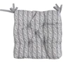 Подушка Руно на табурет 38х38 см (337.52_Grey Braid): Тип Подушка на стул
