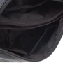 Женская сумка через плечо Borsa Leather черная (1t300-black): Застежка Молния