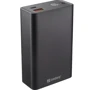 Внешний аккумулятор Sandberg Power Bank 20000mAh PD 65W Black (420-95): Количество USB 3