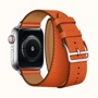 Apple Watch Series 4 Hermes 40mm GPS+LTE Stainless Steel Case with Feu Epsom Leather Double Tour (H077069CJ9J): Экран OLED LTPO с технологиями Retina и Force Touch / защитное стекло Ion-X повышенной прочности