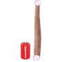 Двойной фаллоимитатор King Cock 16" Tapered Double Dildo, 40.6x4.3 см, коричневый
