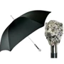 Зонт мужской полуавтомат Walking Sticks LION silver черный (OM225/F100): Фасон трость