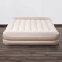 Надувний матрац Bestway Tritech Airbed з вбудованим електронасосом 203х152х42 см (67696): Колір бежевий