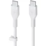 Кабель Belkin Cable USB-C to USB-C Silicone 1m White (CAB009BT1MWH): Тип USB-C - USB-C