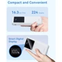 Внешний аккумулятор Vention Power Bank 10000mAh LED Display 22.5W White (FHKW0)